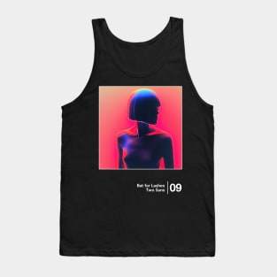 Bat for Lashes - Minimalist Style Graphic Design Artwork Tank Top